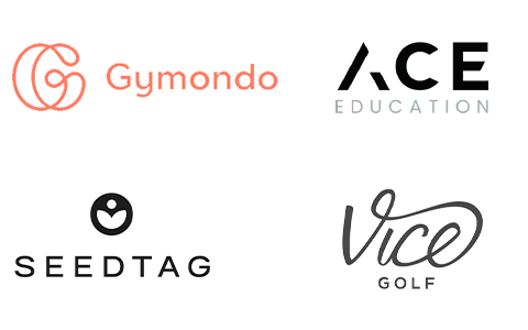 Image showing 4 of the current investments – Gymondo, ACE Education, Seedtag and Vice Golf